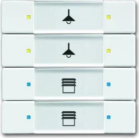 Busch-Jaeger Bedienelement 4-fach/8-fach studioweiß