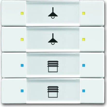 Busch-Jaeger Bedienelement 4-fach/8-fach studioweiß