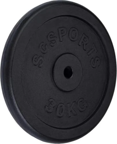 ScSports Gusseisen Hantelscheibe 30kg