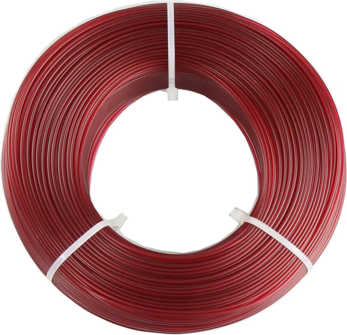 Fiberlogy REFILL Easy PET, burgundy transparent, Rolle, 1.75mm, 850g