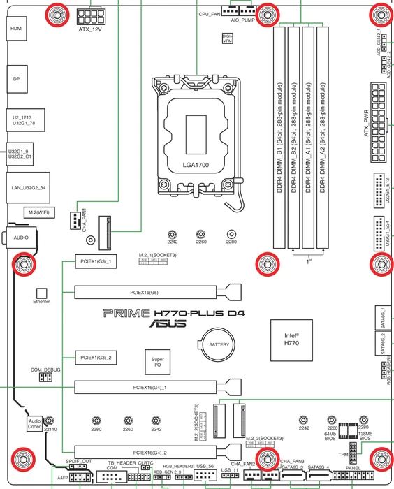 ASUS Prime H770-Plus D4 (Intel 1700)