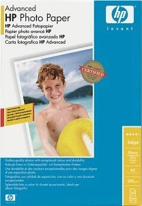 HP Advanced Fotopapier hochglänzend weiß, A3, 250g/m², 20 Blatt (Q8697A)