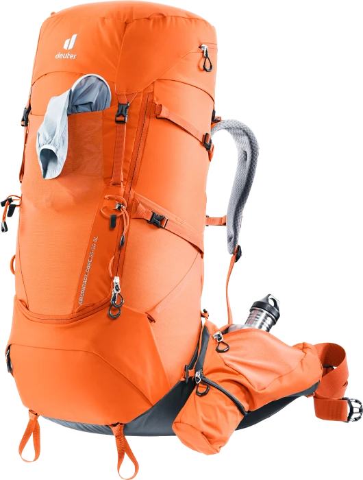 Deuter Aircontact Core 55+10 SL paprika/graphite (Damen)