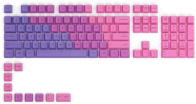 Glorious GPBT Keycaps, Kunststoff (PBT), Nebula, violett/rosa, 114 Tasten (104+10), ANSI-US
