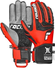 Reusch Ultra Skihandschuhe black/fluo red