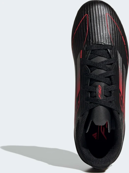 adidas F50 League FG/MG core black/iron metallic/lucid red (Junior)
