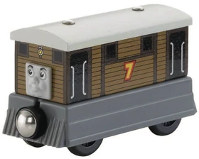 Mattel Fisher-Price Thomas & seine Freunde Holzlokomotive Toby