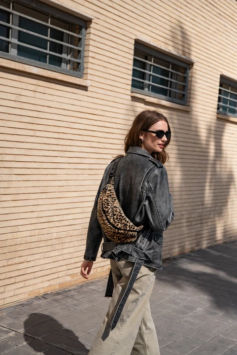 Reisenthel city Bauchtasche leo fake fur