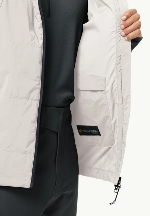 Jack Wolfskin Bike Commute Ins Funktionsjacke silver cloud (Herren)