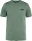 Fjällräven Abisko Wool Logo Funktionsshirt kurzarm patina green (Herren) Vorschaubild
