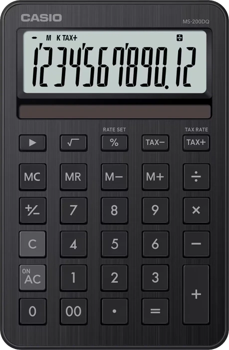 Casio MS-200DQ-BK, eisenschwarz