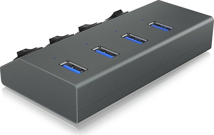 RaidSonic Icy Box IB-HUB1405 USB-Hub, 4x USB-A 3.0, USB-B 3.0 [Buchse]