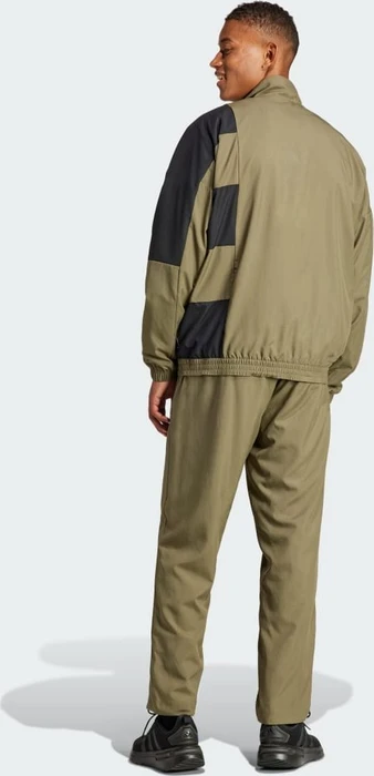 adidas Sportswear Colorblock Trainingsanzug olive strata/black (Herren)