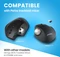 Perixx PERIPRO-303X2F 34mm für Perimice und Logitech M570, Ersatz-Trackball, 1x Baseball, 1x Fußball, 2er-Set Vorschaubild