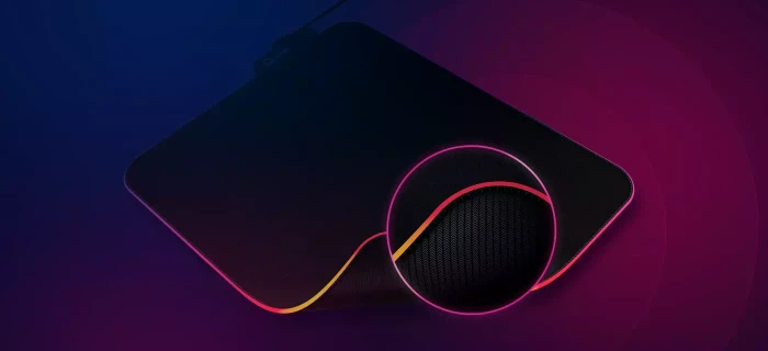 Lorgar Steller 919 Extra-Large RGB Gaming Mousepad, 900x360mm, schwarz