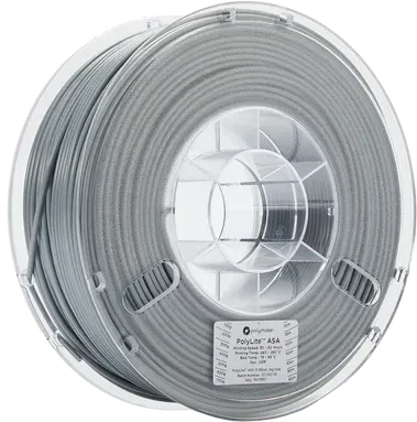 Polymaker PolyLite ASA, grau, Spule, 2.85mm, 1.00kg