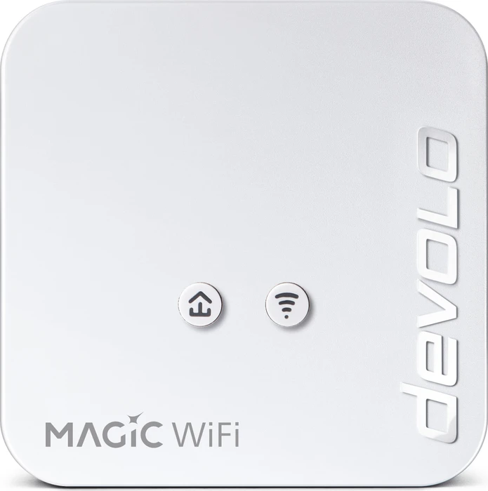 devolo Magic 1 WiFi Mini Starter Kit, FR-Region/Typ E, Powerline/WLAN-Access Point und Powerline-Adapter Set, 2er-Bundle