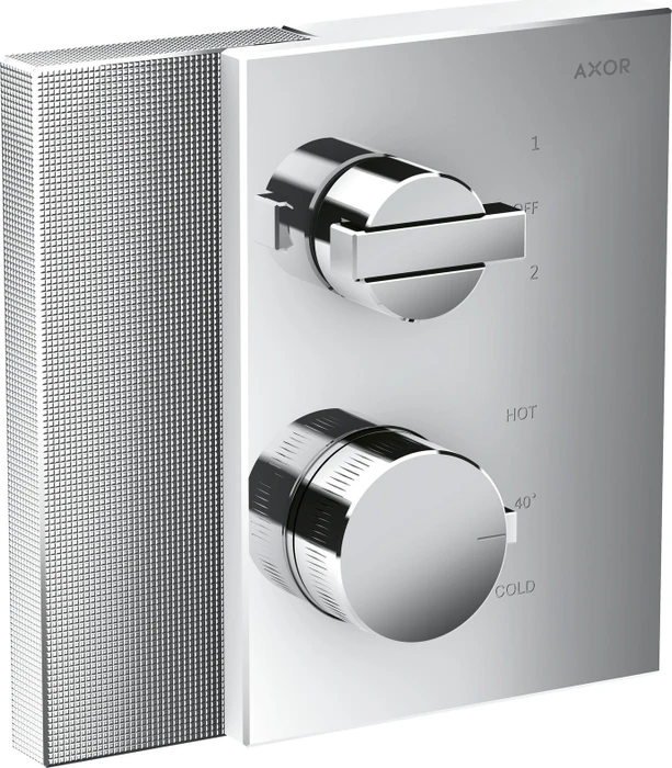 Hansgrohe Axor Edge Thermostat mit Ab- und Umstellventil Diamantschliff chrom