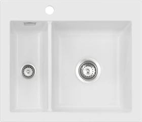systemceram Mera 60 F Einbau Becken rechts satin