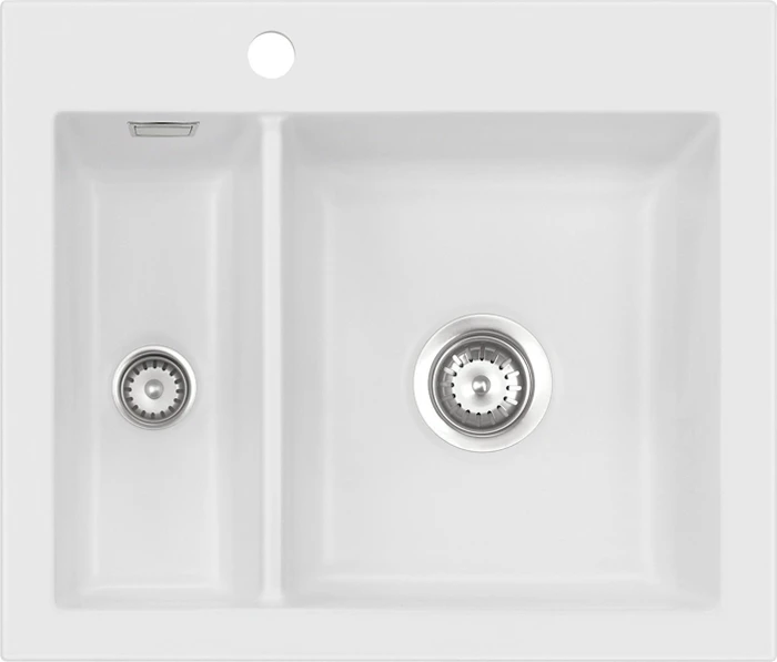 systemceram Mera 60 F Einbau Becken rechts satin