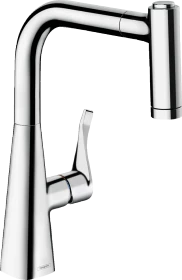 Hansgrohe Metris M71 220 2jet mit Ausziehauslauf chrom