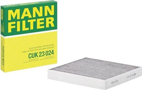 MANN-FILTER CUK 3461/1 Filtro Abitacolo Con Carboni Attivi - Antipolline, Antigas, Anti Odore - Qualità Originale OE