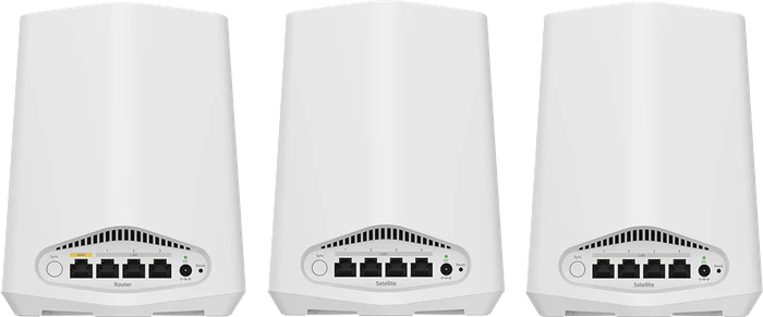 Netgear Orbi Pro Wi-Fi 6 Mini SXK30B3, AX1800, Router und 2x Repeater Set, 3er-Bundle