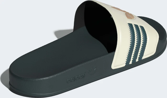 adidas Adilette cream white/mineral green/warm sandstone