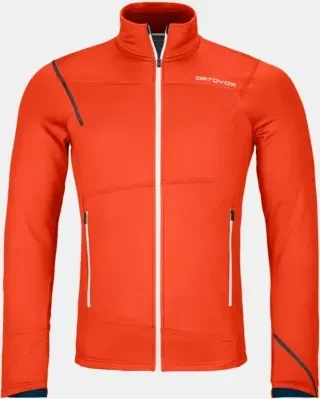 Ortovox Fleece Light Funktionsjacke hot orange (Herren)