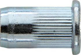 Gesipa Stahl gerändelt Flachrundkopf Blindnietmutter M5x7x115mm, 500 Stück