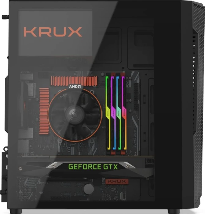 Krux Trek, Glasfenster