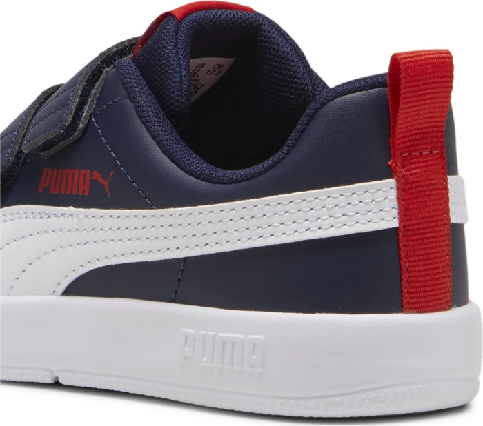 Puma Courtflex V3 puma navy/puma white/puma red (Junior)