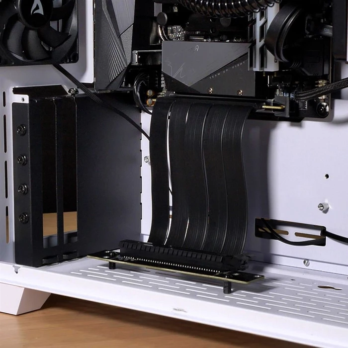 Sharkoon VGCK Compact Vertical Graphics Card Kit 4.0, EU Version, gewinkelt, PCIe 4.0, 115mm