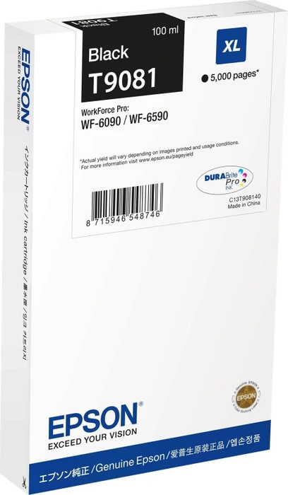 Epson Tinte T9081 schwarz