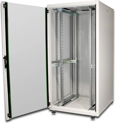 Digitus Professional Dynamic Basic Serie Wandschrank 32HE, Sicherheitsglastür, IP2X, grau, 800mm tief