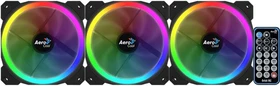 AeroCool Orbit RC, LED-Steuerung, Fernbedienung, 120mm, 3er-Pack