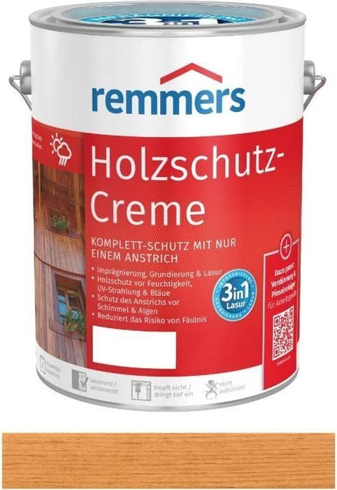 Remmers Holzschutz-Creme Holzschutzmittel, 2.5l