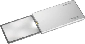 Eschenbach easyPOCKET XL Taschenleuchtlupe silber