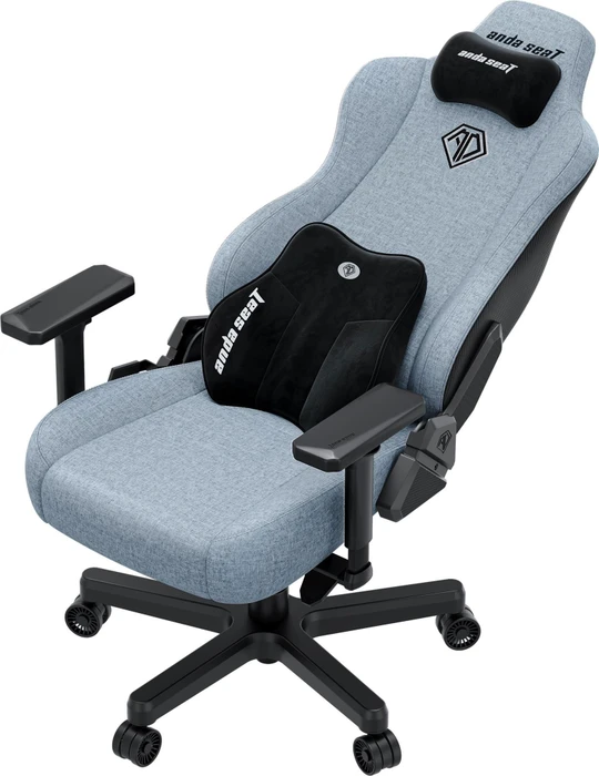 Anda Seat Kaiser 3E XL Gamingstuhl, Stoff blau-grau