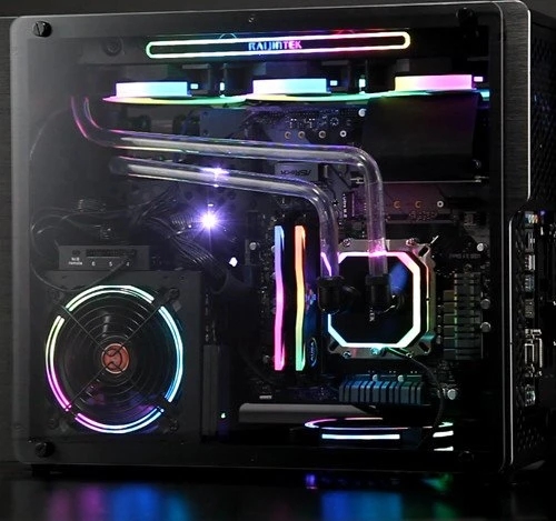 Raijintek Ophion M Evo TGS, Glasfenster