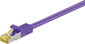 goobay Patchkabel, Cat7/Cat6a, S/FTP, RJ-45/RJ-45, 0.25m, violett