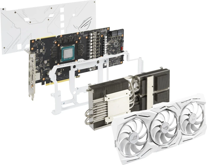 ASUS ROG Strix GeForce RTX 2080 SUPER OC White, ROG-STRIX-RTX2080S-O8G-WHITE-GAMING, 8GB GDDR6, 2x HDMI, USB-C, 2x DP