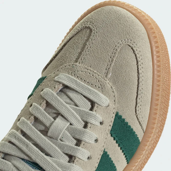 adidas Samba XLG putty grey/collegiate green/gum (Junior)