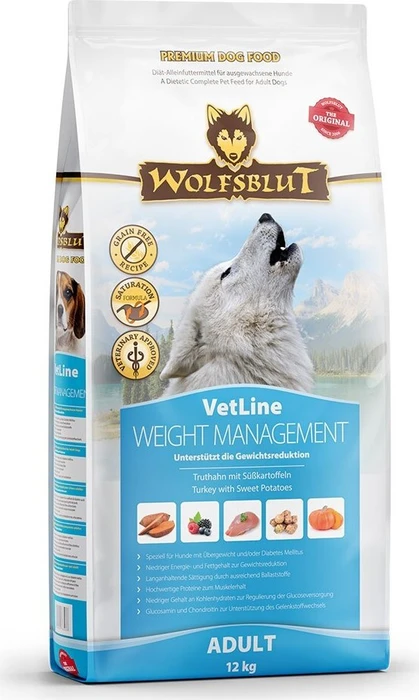 Wolfsblut VetLine Weight Management Truthahnfleisch und Süßkartoffel, 2kg