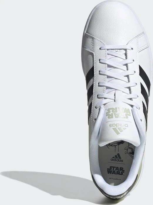 adidas Grand Court cloud white/carbon/halo green