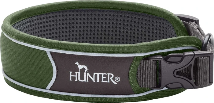 Hunter Divo Hundehalsung, Nylon, XL, grau