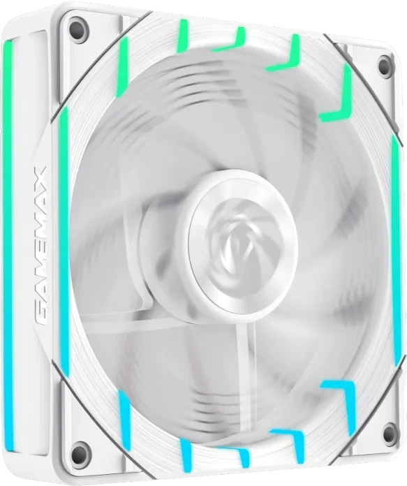 GameMax Tornado T12 ARGB-RW, weiß, 120mm