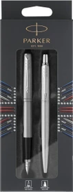 Parker Jotter DuoSet, Stainless Steel, 2 Stück