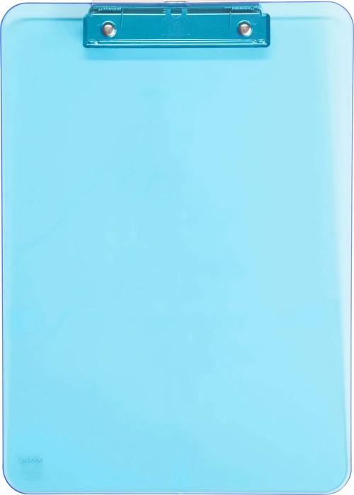 Maul MAULneon Klemmbrett, A4, blau/transparent