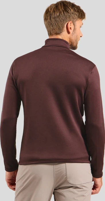 Odlo Berra Mid Layer Half Zip Funktionsshirt langarm fudge (Herren)
